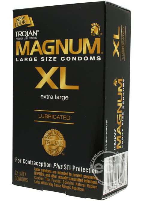 Trojan Condom Magnum Extra Large Lubricated Pack Always Attract