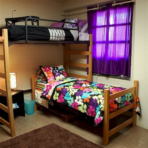 100 Cute Loft Beds College Dorm Room Design Ideas For Girl 59 Dorm Room Designs Dorm Sweet