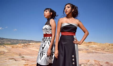 Native American Fashion Model