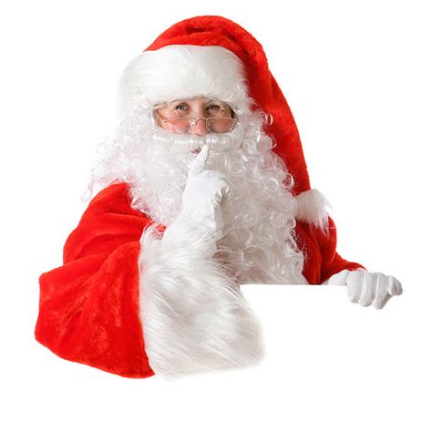 Santa Claus Expressions Shhh Stock Photos Pictures And Royalty Free