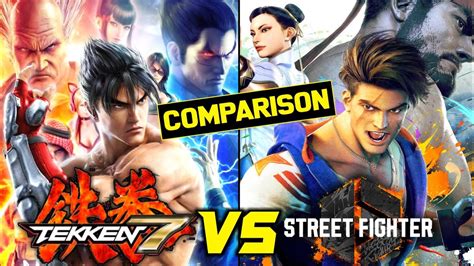 Street Fighter 6 Vs Tekken 7 Mega Comparison Shocking Difference