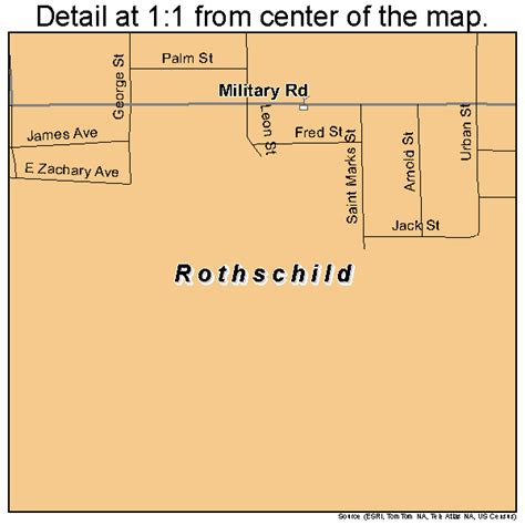 Rothschild Wisconsin Street Map 5569725