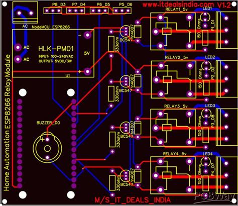 Nodemcu Esp8266 Pcb Layout Circuit Boards
