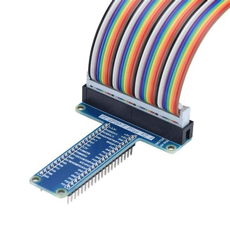 Mgaxyff T Type Gpio Extension Board 40pin Ribbon Flat Cable For