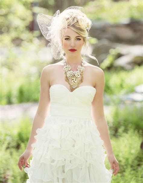 Clearly, simple wedding gowns are less expensive than their embellished analogues. 26 Statement Wedding Necklaces We Want to Wear