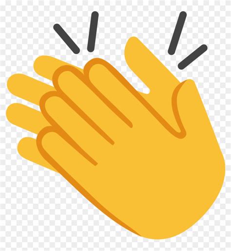 Fileemoji Uff Svg Wikimedia Commons Clapping Hands Hd Png Download