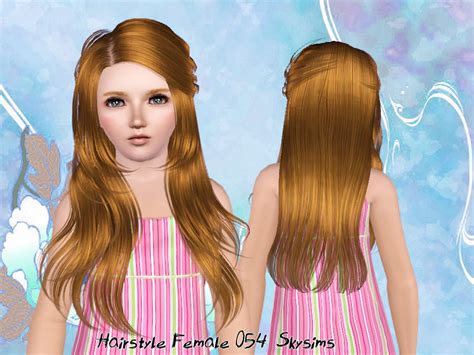 The Sims Resource Skysims Hair Child 054