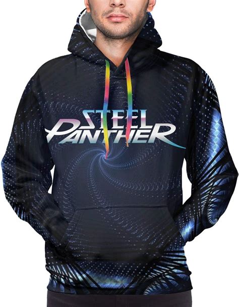 Steel Panther Logo Men Classic Hoodie Drawstring Hooded