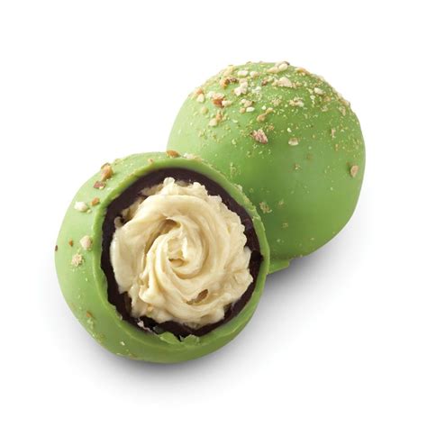 The name mousse comes from the french word meaning foam. the light and airy texture of this classic dessert comes from whipping air into cream and gently folding it. Pistachio Ice Cream Parlor Truffle | Pistachio ice cream ...