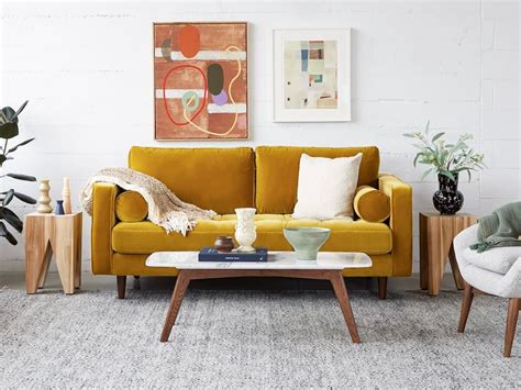 9 Midcentury Modern Sofas For Small Spaces Welcome Objects