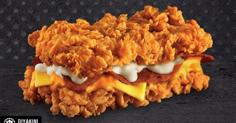Kentucky fried chicken provides the best, the most scrumptiously cripsy fried chicken and zinger burgers that will leave your mouth watering for more. Harga KFC Zinger Double Down 2017 - Senarai Harga Makanan ...