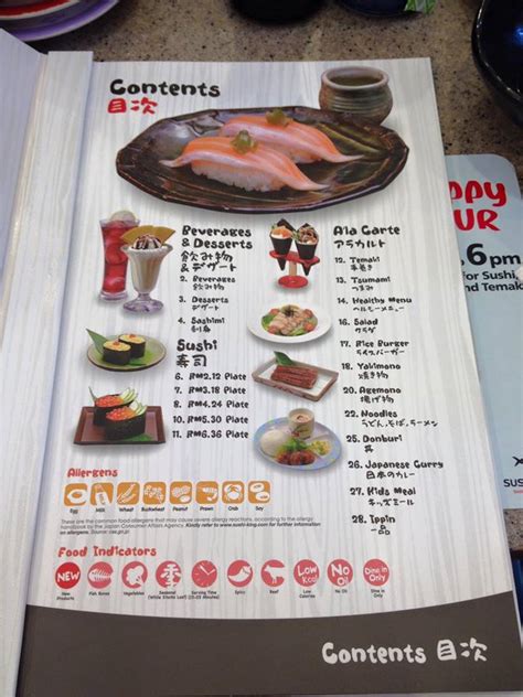 1 spicy crunch tuna roll, 1 spicy crunch salmon roll, 1 spicy crunch crab roll. SUSHI KING Online MENU Price and Details - Miri Food Sharing