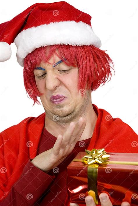 Refusing Christmas Surprise Stock Image Image Of Claus Wrapped 6583779