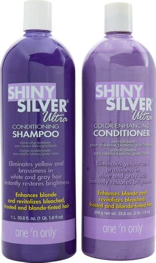 One N Only Shiny Silver Ultra Color Enhancing Shampoo And Conditioner