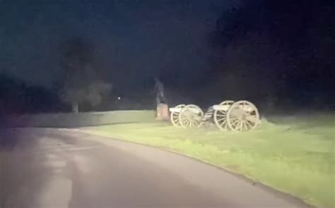 Spooky Video Shows Two Ghosts At Gettysburg Running Across Road Rare