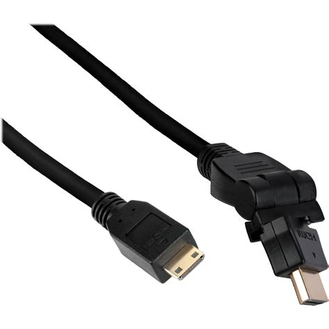 Pearstone High-Speed Mini-HDMI to Swiveling HDMI Cable HDCS-103