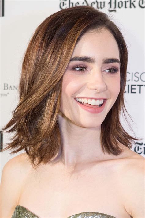 Lily Collins Hairstyles And Hair Colors Steal Her Style Lily Collins