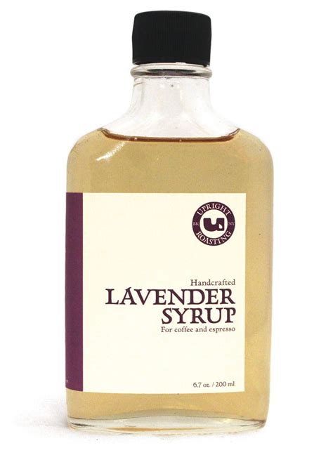 Lavender Syrup Upright Roasting