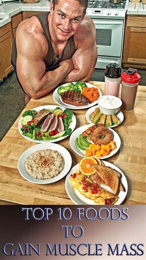 Top 10 Foods To Gain Muscle Mass Food To Gain Muscle Workout Food Nutrition