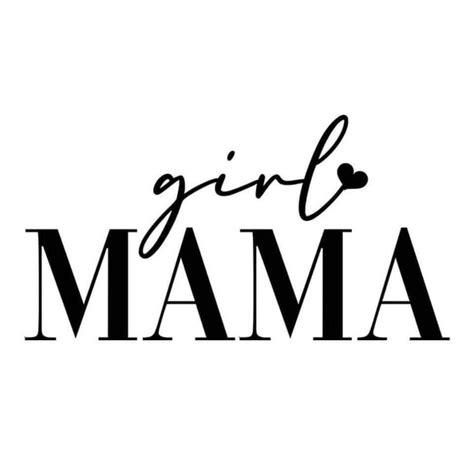 Girl Mama Svg Etsy