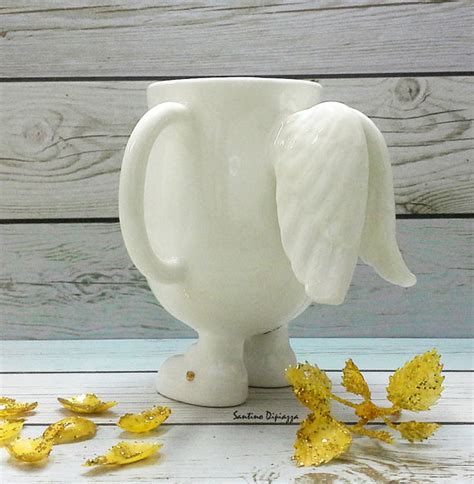Angel Coffee Mug Unique White Tea Cup Mugs Coffee Lovers T White