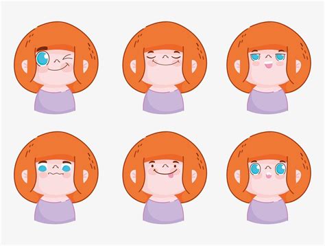 Set Of Young Boy Emojis 1234444 Vector Art At Vecteezy