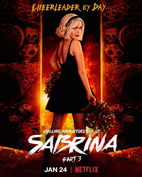 Chilling Adventures Of Sabrina Part 3 Poster Teases A Double Life For Our Teenage Witch Dead