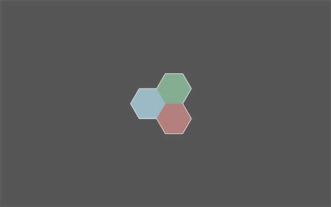 Hexagon Minimalism Simple Walldevil