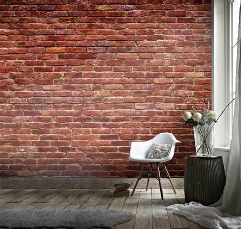 1 3d Red Brick Wall Background Wall Mural Wallpaper 27