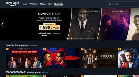Amazon Introduces Prime Video Channels With Add Ons In India