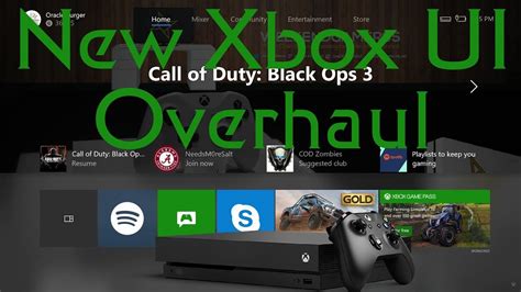 Xbox One Fall 2017 Ui Update Review Youtube