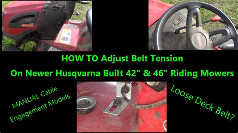 How To Adjust Belt Tension On Craftsman Riding Mower Belt Poster