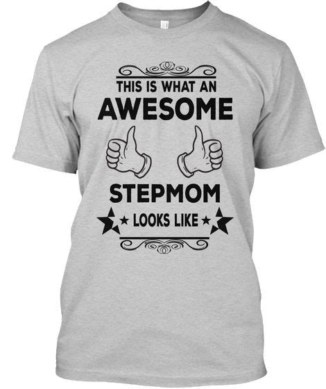 Hello There This Is What An Awesome Stepmom Looks Like The Best Baseball Tshirt For You Order