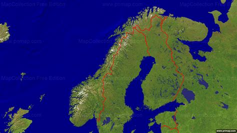 Scandinavia Map Wallpapers K HD Scandinavia Map Backgrounds On WallpaperBat
