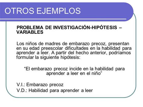 Ejemplo De Hipotesis De Una Investigacion Ejemplo Sencillo