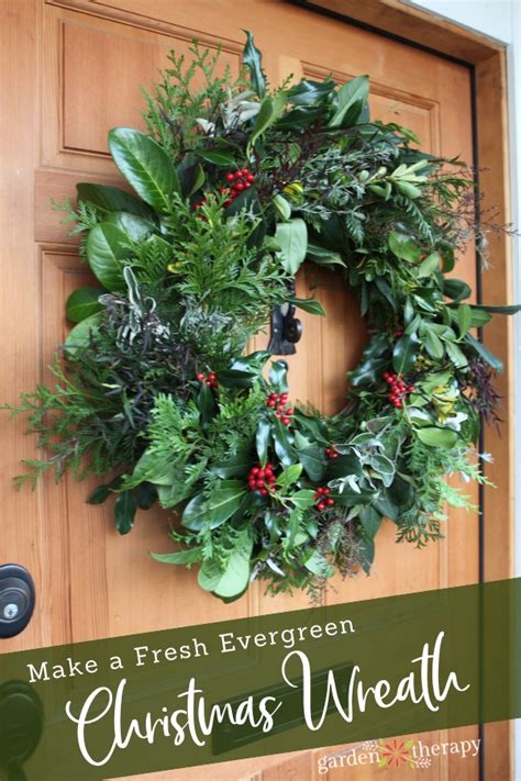 How To Make A Christmas Wreath From Scratch With Video