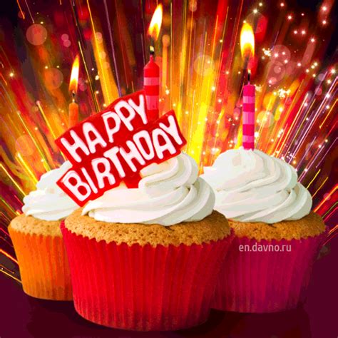 Happy Birthday Jumping Cake Animated  Image Images