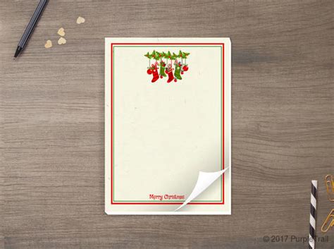 Christmas Notepad Personalized Notepads