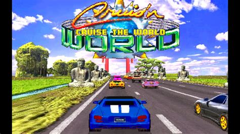 Cruisn World Classic Arcade Racing Game Midway 1996 Youtube