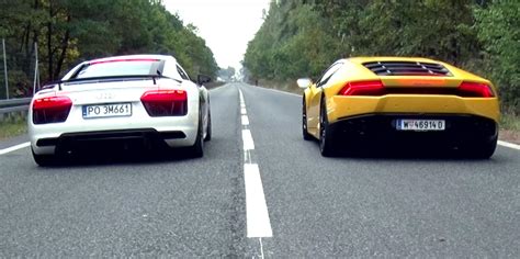 Which Is Faster The Audi R8 V 10 Or The Lamborghini Huracán