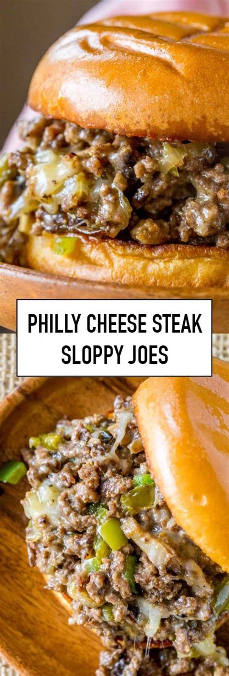 What is it about sliders? Philly Cheese Steak Sloppy Joes | Philly cheese steak ...