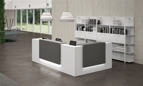 Modular Reception Desk Z2 By Quadrifoglio Sistemi Darredo Design