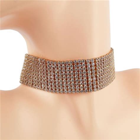 Cz Choker Necklace Ddflimport Wholesale Fashion Jewelry