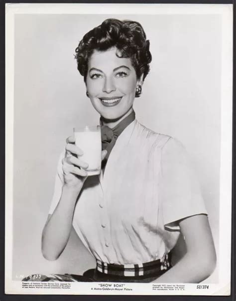 Ava Gardner Sexy Actress Show Boat Vintage Orig Photo 8x10 Drinking