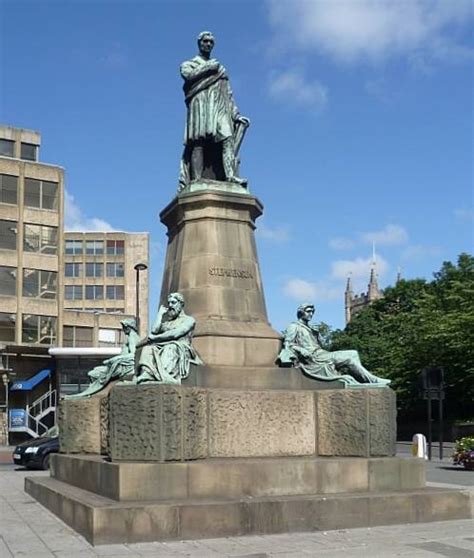 Stephenson Memorial Newcastle By John Graham Lough