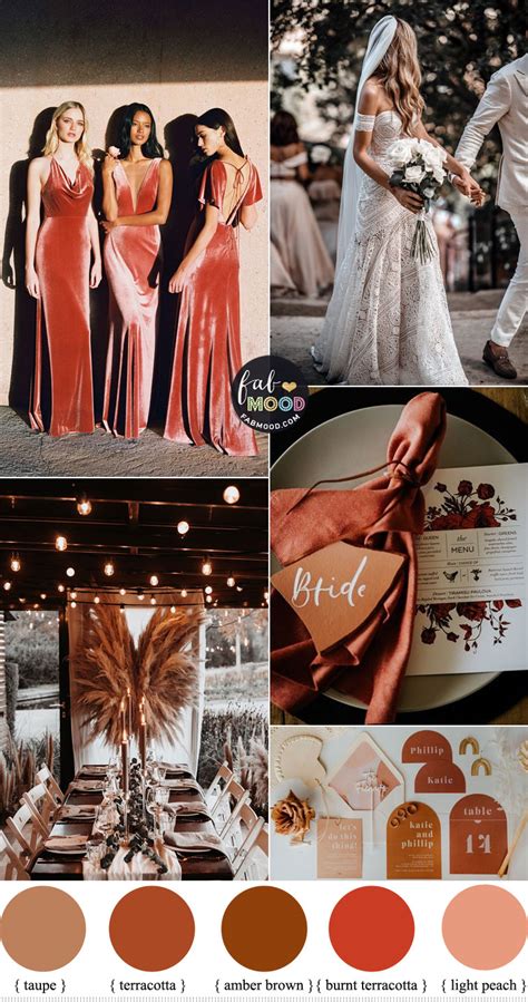 terracotta-wedding 1 - Fab Mood | Wedding Colours, Wedding Themes