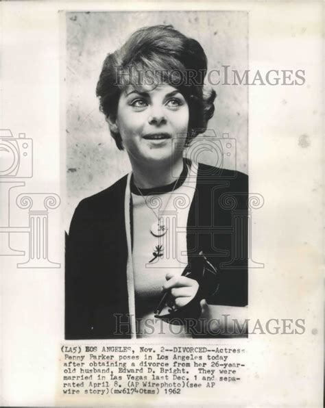 1962 Actress Penny Parker Historic Images