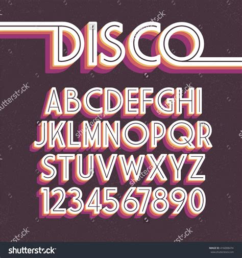 Image Result For 80s Disco Font Retro Font Retro Typography