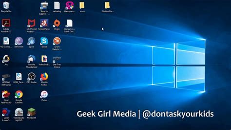 How To Delete You Desktop Icons Windows 10 Youtube