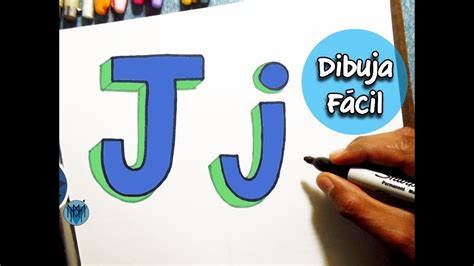 Cómo Dibujar La Letra J En 3d Dibustrador Art Youtube
